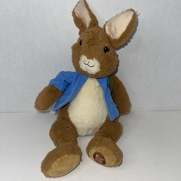 PETER RABBIT Plush 12” GUND With Messenger Bag 2015 Nickelodeon - Picture 1 of 10